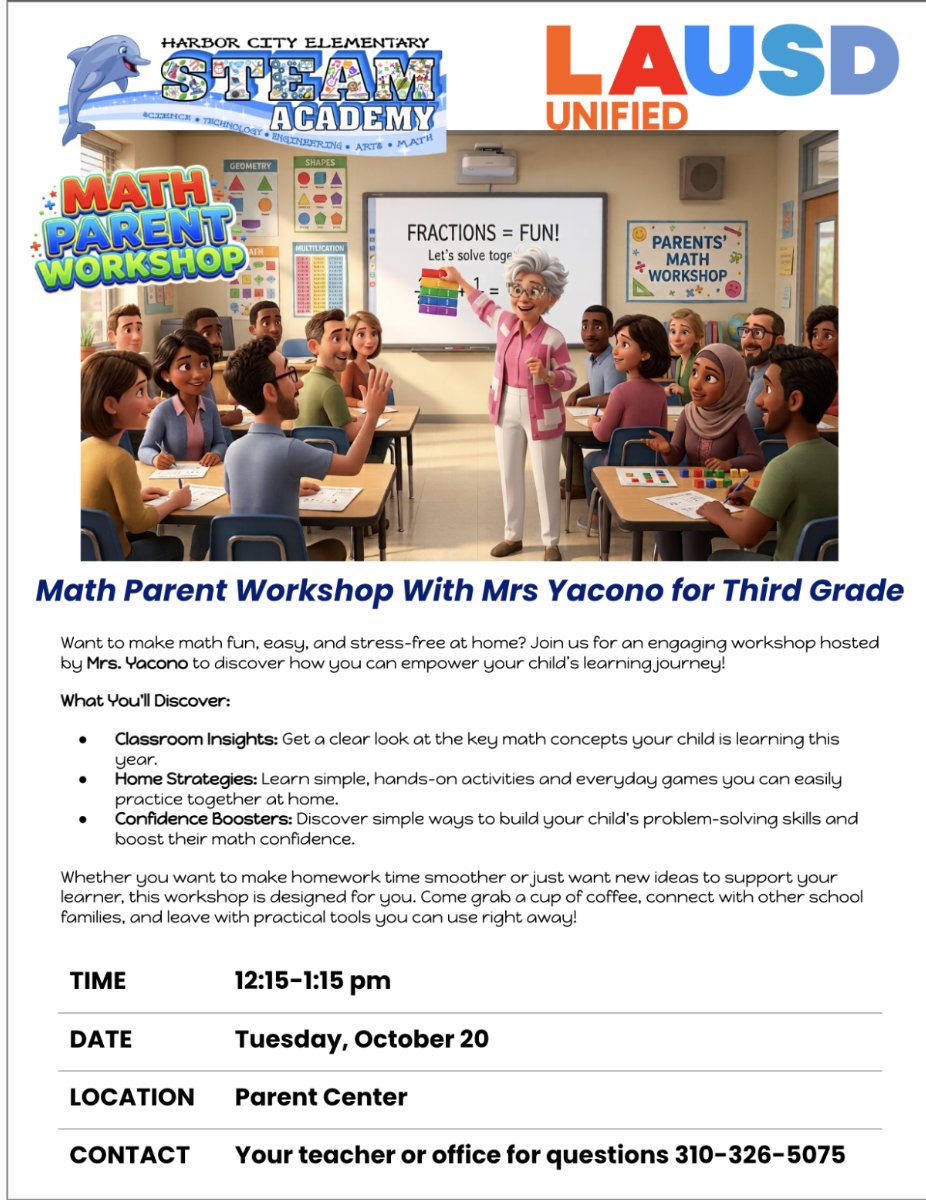 Math 3rd Parents